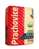 Cementárna PRACHOVICE PREMIUM Cement CEM II/A-M (S-V) 42,5 R bezchromatový 25kg Cementárna PRACHOVICE PREMIUM Cement CEM II/A-M (S-V) 42,5 R bezchromatový 25kg